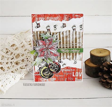 Vairatka Handmade Kartka Wi Teczna Unikalne Scrapbooking