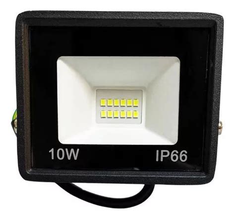 Reflector LED Smd 10w Ip66 Bivolt 6000 K blanco frío MercadoLibre