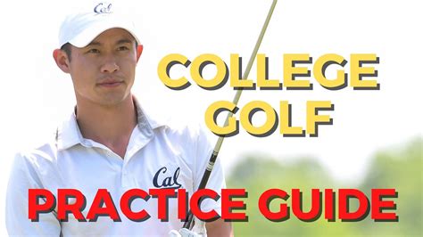 Golf Practice Routine Used By Ncaa And D1 College Golfers Youtube