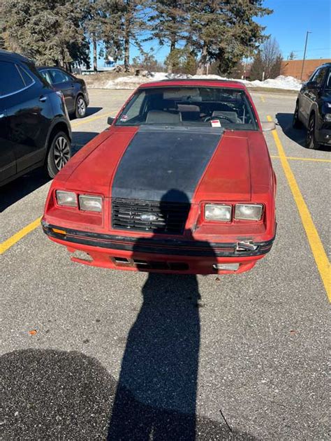 3rd Generation 1984 Ford Mustang Manual 50 V8 For Sale Mustangcarplace