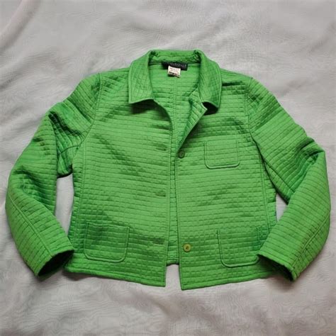 Harve Benard Jackets And Coats Harv Benard Quilted Lime Green Jacket Poshmark