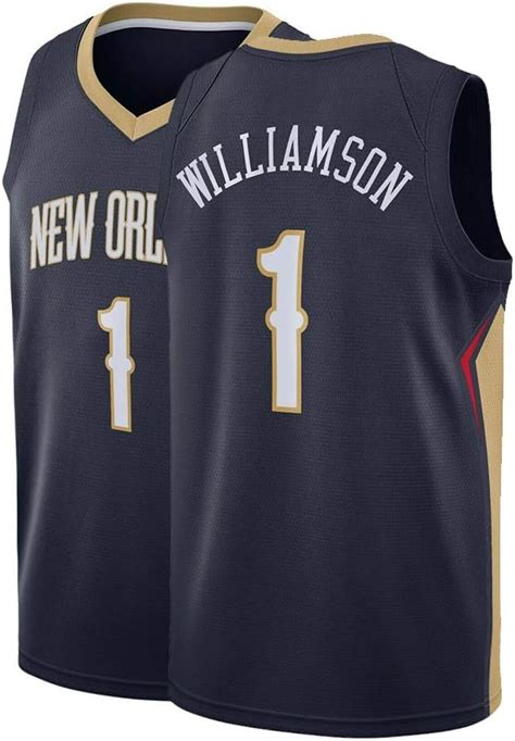 Qutjiw Williamson Jerseys New Orleans 1 Zion Para Hombre Azul X Large