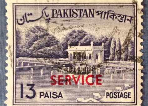 Stamped Service Pakistan Stamp Sellos Filatelia