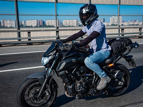 Купить б у Yamaha MT 07 FZ 07 инжектор 6 передач в Санкт Петербурге чёрный naked bike 2018
