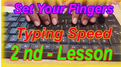 How To Improve Your Typing Speed In Hindi 2nd Lesson Youtube