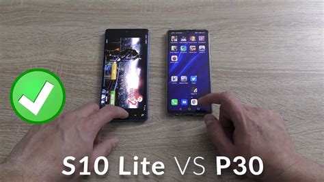 Samsung Galaxy S10 Lite Vs Huawei P30 Comparison Speed Test And