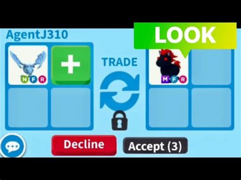 Trading Nfr Frost Dragon In A Rich Adopt Me Server Adoptme Roblox