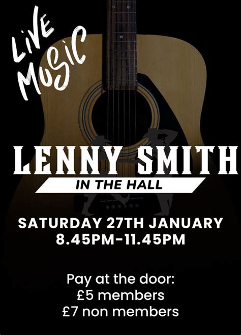 Lenny Smith Hopeville Social Club Aberdeen January 27 2024