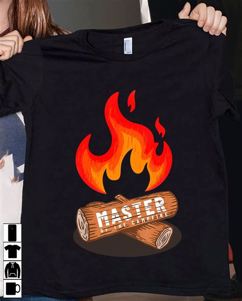 Campfire Graphic T Shirt Master Of The Campfire Shirt Hoodie Sweatshirt Fridaystuff