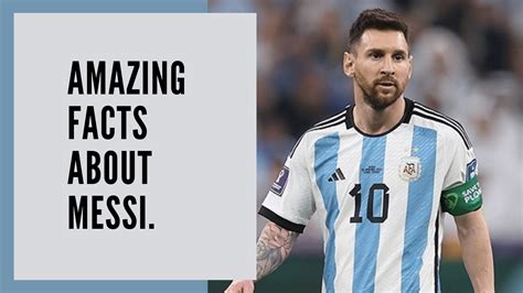 Amazing facts about Messi. - MELTBLOGS