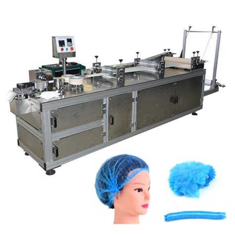 Automatic Disposable Pe Plastic Bouffant Surgical Cap Making Machine