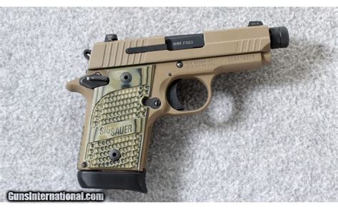 Sig Sauer P938 Scorpion Fde 9mm Para