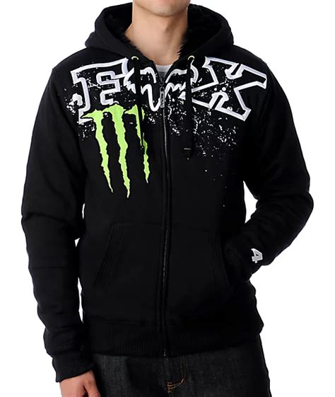 Fox Monster Squatch Chop Black Hoodie Zumiez