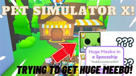 Pet Simulator X Trying To Get The Huge Meebo In A Spaceship Part