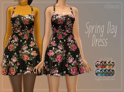 The Sims Resource Trillyke Spring Day Dress