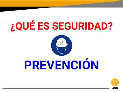 Definici N Asg Cursos De Seguridad Industrial En L Nea