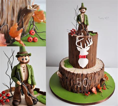 Hunter Hunting Cake Hunting Birthday Cakes Cool Cake Designs