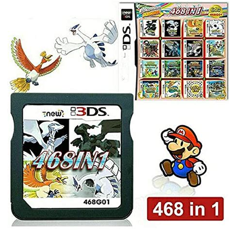 Amazon 468 In 1 Game Cartridge DS Game Pack Card Compilations