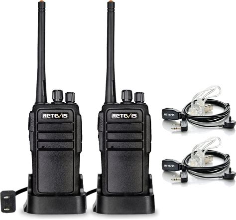 Retevis Rt21 Walkie Talkies With Earpiece And Mic Set Adults Long