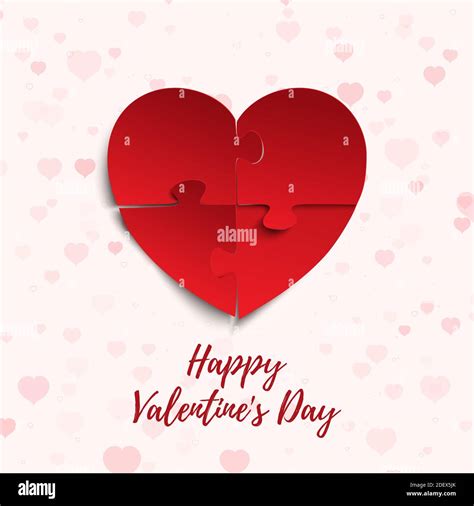 Happy Valentines Day Greeting Card Template Stock Vector Image And Art