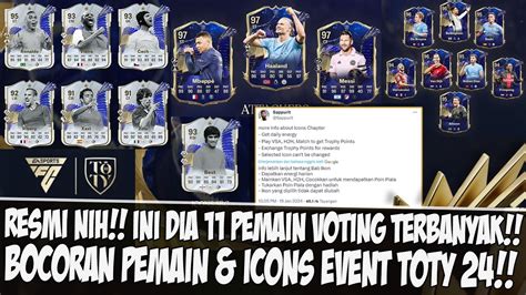 RESMI NIH INI DIA BOCORAN 11 PEMAIN VOTING TERBANYAK ICONS EVENT