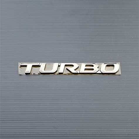 Jual Emblem Logo Black Chrome Tulisan Turbo Raize Rocky Shopee Indonesia