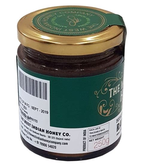 The West Indian Honey Co Tulsi Infused Raw Honey Raw 250 G Buy The