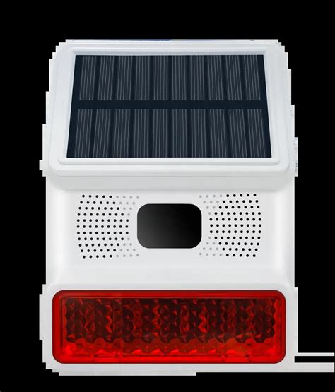 Buy Outdoor Wireless Solar Strobe Siren Db Techaccess Shop