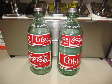 Pair Of 1978 Glass 2 Liter 67 6 Oz Coca Cola Coke Bottles Collectors Weekly