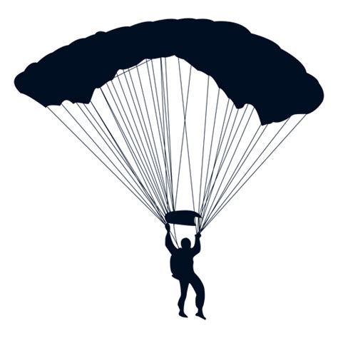 Skydiving Silhouette At Getdrawings Free Download