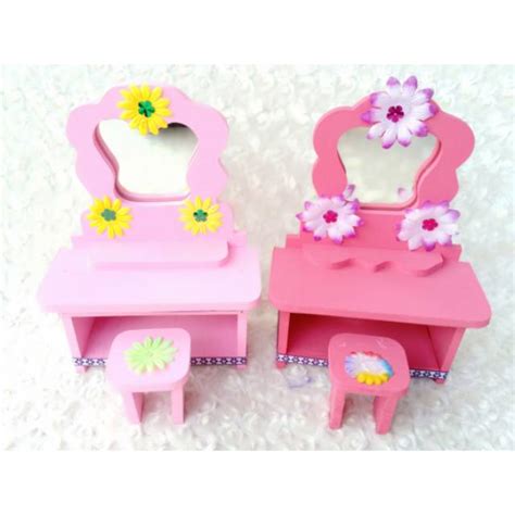 Jual Meja Rias Barbie Kayu Meja Kayu Shopee Indonesia