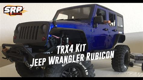 Traxxas Trx4 Kit Jeep Wrangler Rubicon 313mm Install Youtube