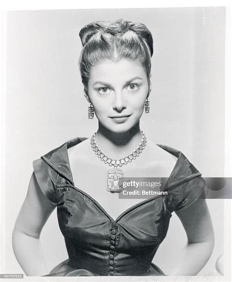 Pier Angeli A Beauty From Italy Accents Her Lovely Features With