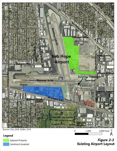 Burbank Airport Map Of Area