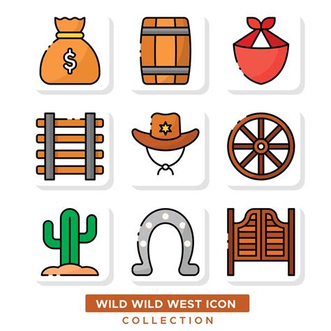 Wild Wild West Cowboy Icon 7580160 Vector Art At Vecteezy