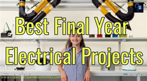 Final Year Projects For Electrical Engineering | Latest projects