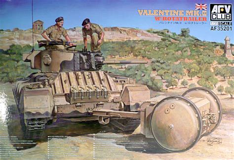 Valentine Mkiii Wrotatrailer Afv Club 135