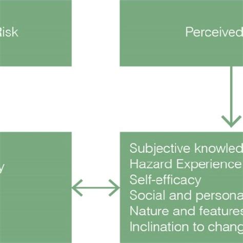 | Conceptual Framework showing: objective risk assessment model and ... 