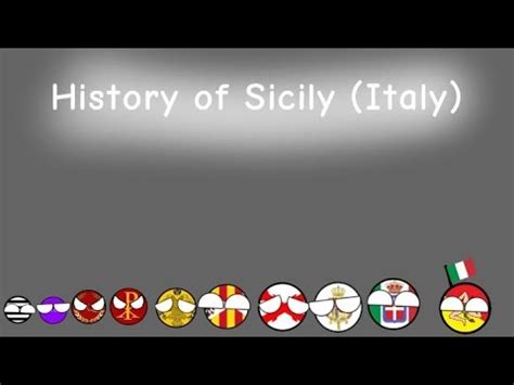 History Of Sicily Italy Countryballs Youtube