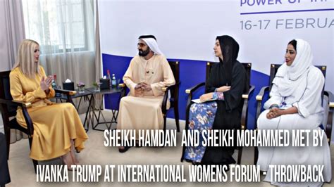 Sheikh Hamdan Fazza Sheikh Mohammed Met By Ivanka Trump At