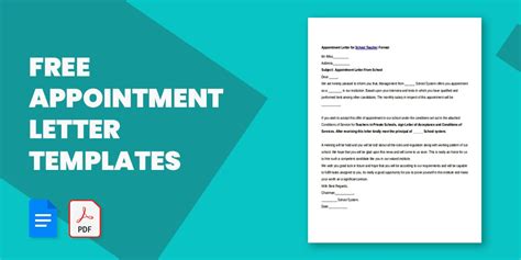 Appointment Letter Format Excel Infoupdate Org