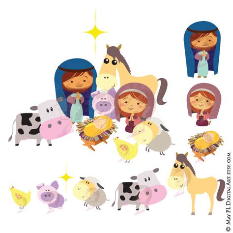 Free Nativity Animals Cliparts, Download Free Nativity Animals Cliparts ...