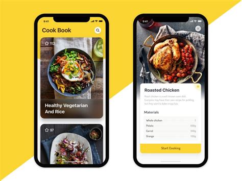 Cook Book App Design App Design Layout Android App Design App Design