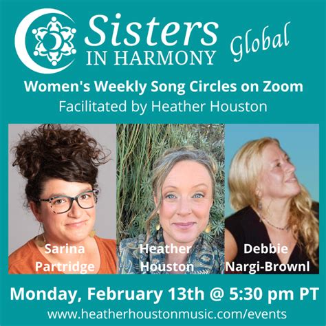 💛 Tonight Sing With Debbie Nargi Brown And Sarina Partridge