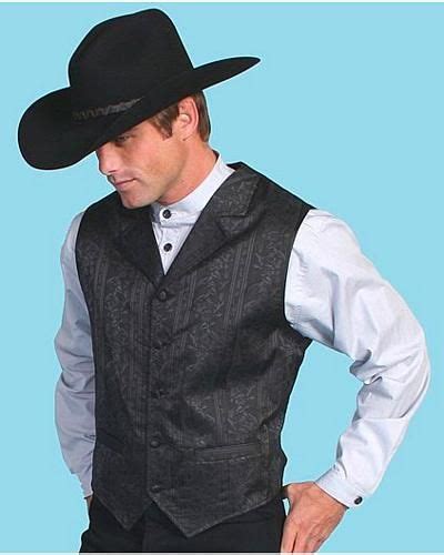 Victorian Mens Vests And Waistcoats Western Vest Mens Western Vest