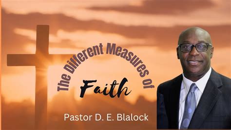 The Different Measures Of Faith Youtube