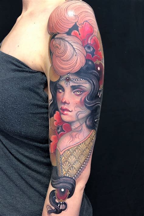 Neo Traditional Tattoo Raquel Escudero Artofit