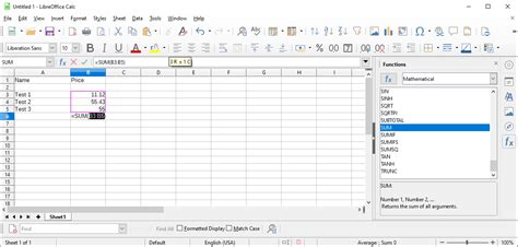 How To Sum Numbers In Libreoffice Calc Automatically Ghacks Tech News