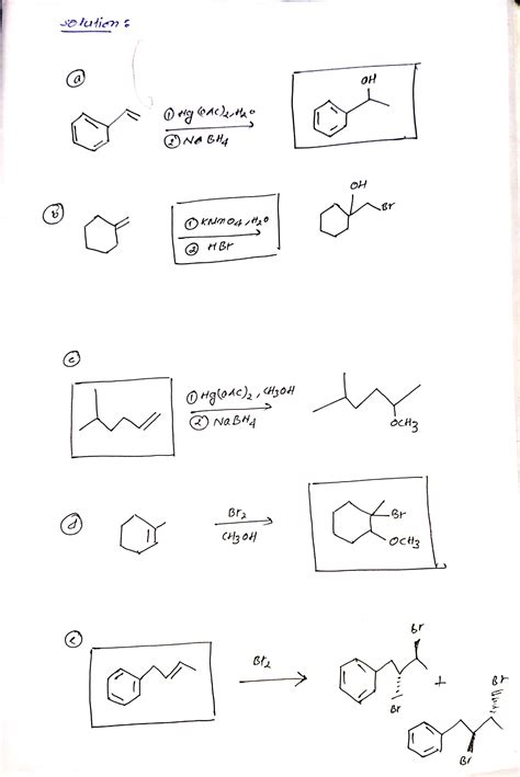 Solved Provide The Missing Starting Material Reagents Or Products As