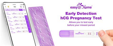 Early Detection Pregnancy Test Kit X Easy Home Miu Ml Highly